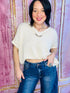 Chicago Stroll Corded Top - Roaming Gypsy Boutique