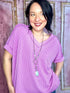 Chicago Stroll Corded Top - Roaming Gypsy Boutique