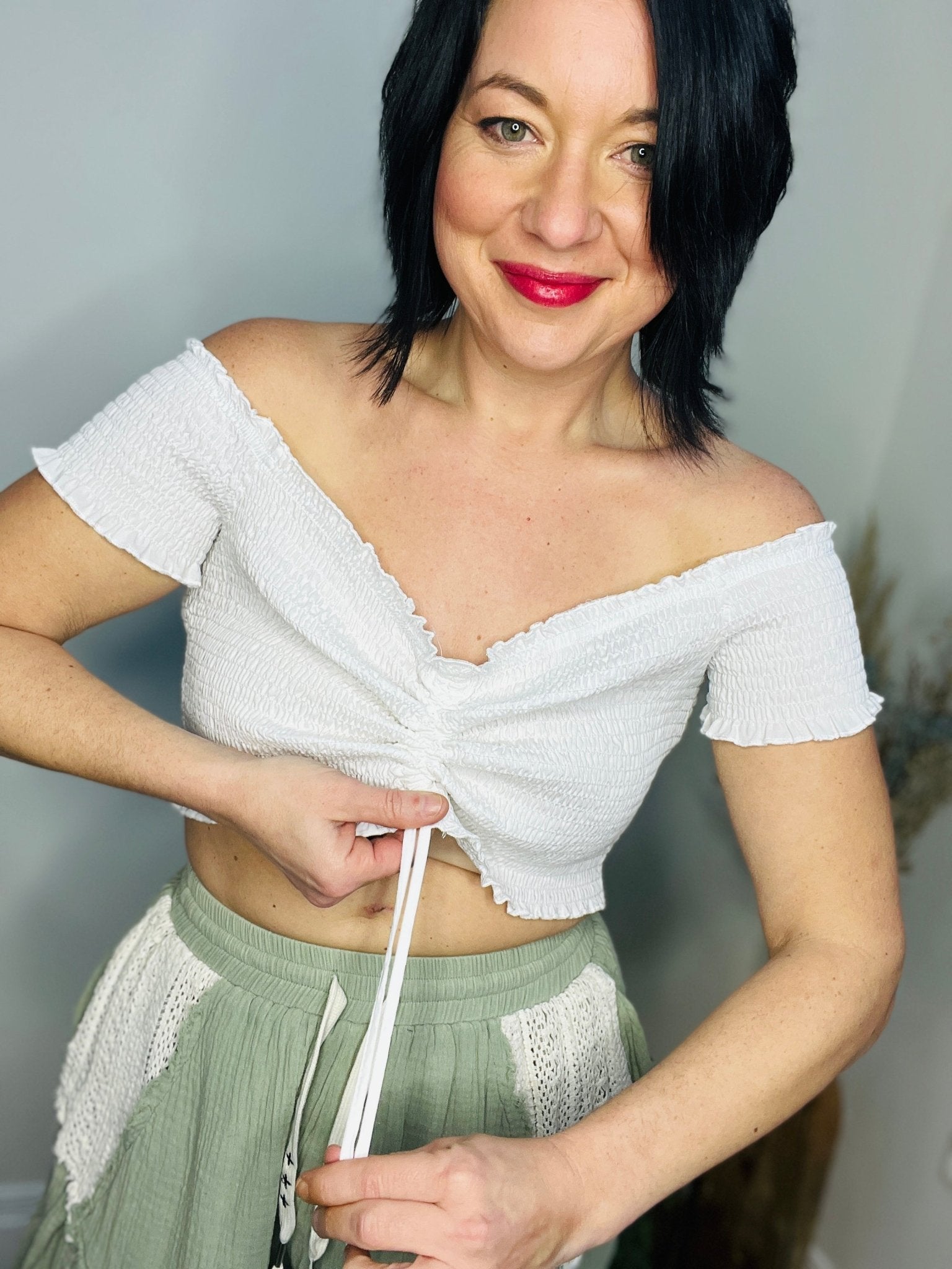 Classic White Flutter Top - Roaming Gypsy Boutique