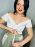 Classic White Flutter Top - Roaming Gypsy Boutique