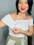 Classic White Flutter Top - Roaming Gypsy Boutique