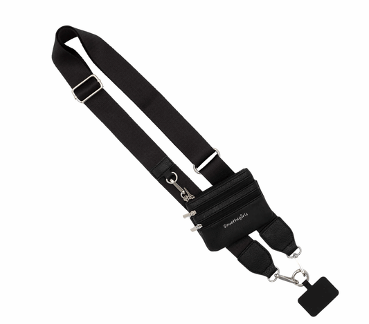 Clip & Go Crossbody Strap with Pouch - Solid Collection - Roaming Gypsy Boutique