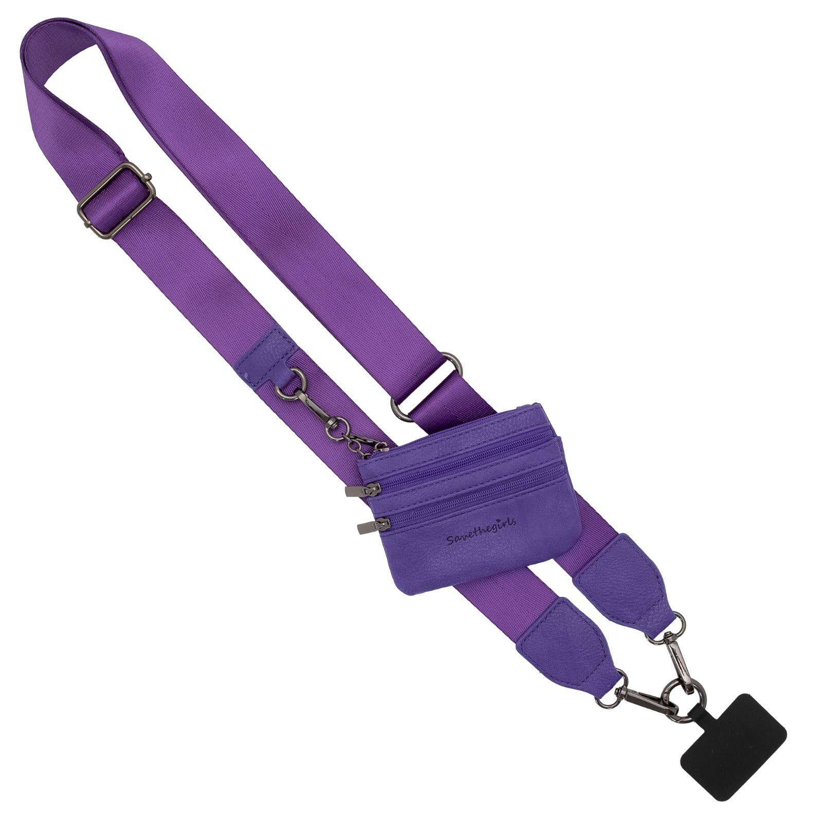 Clip & Go Crossbody Strap with Pouch - Solid Collection - Roaming Gypsy Boutique