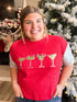 Cocktail Time Holiday Top - Roaming Gypsy Boutique