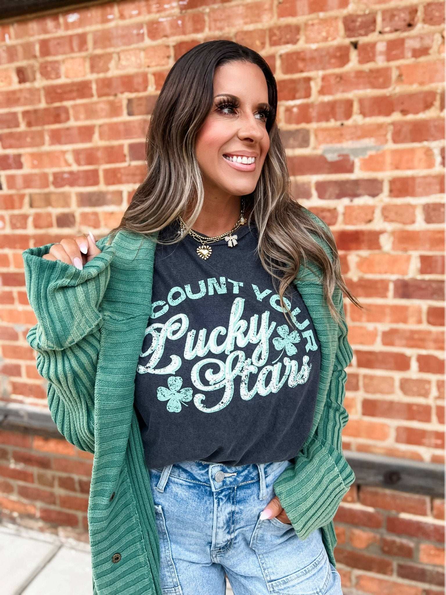 Count Your Lucky Stars Irish Tee - Roaming Gypsy Boutique