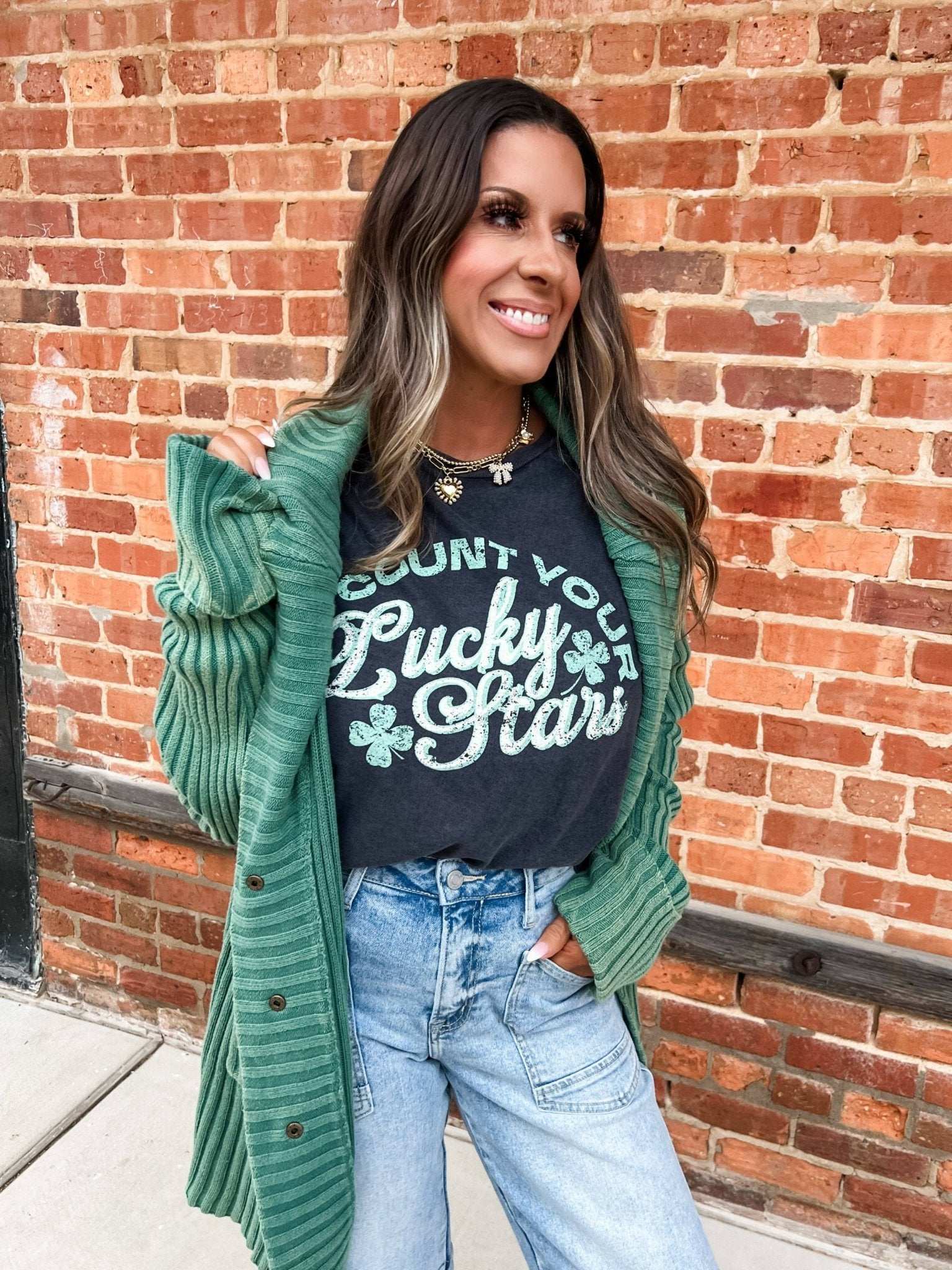 Count Your Lucky Stars Irish Tee - Roaming Gypsy Boutique