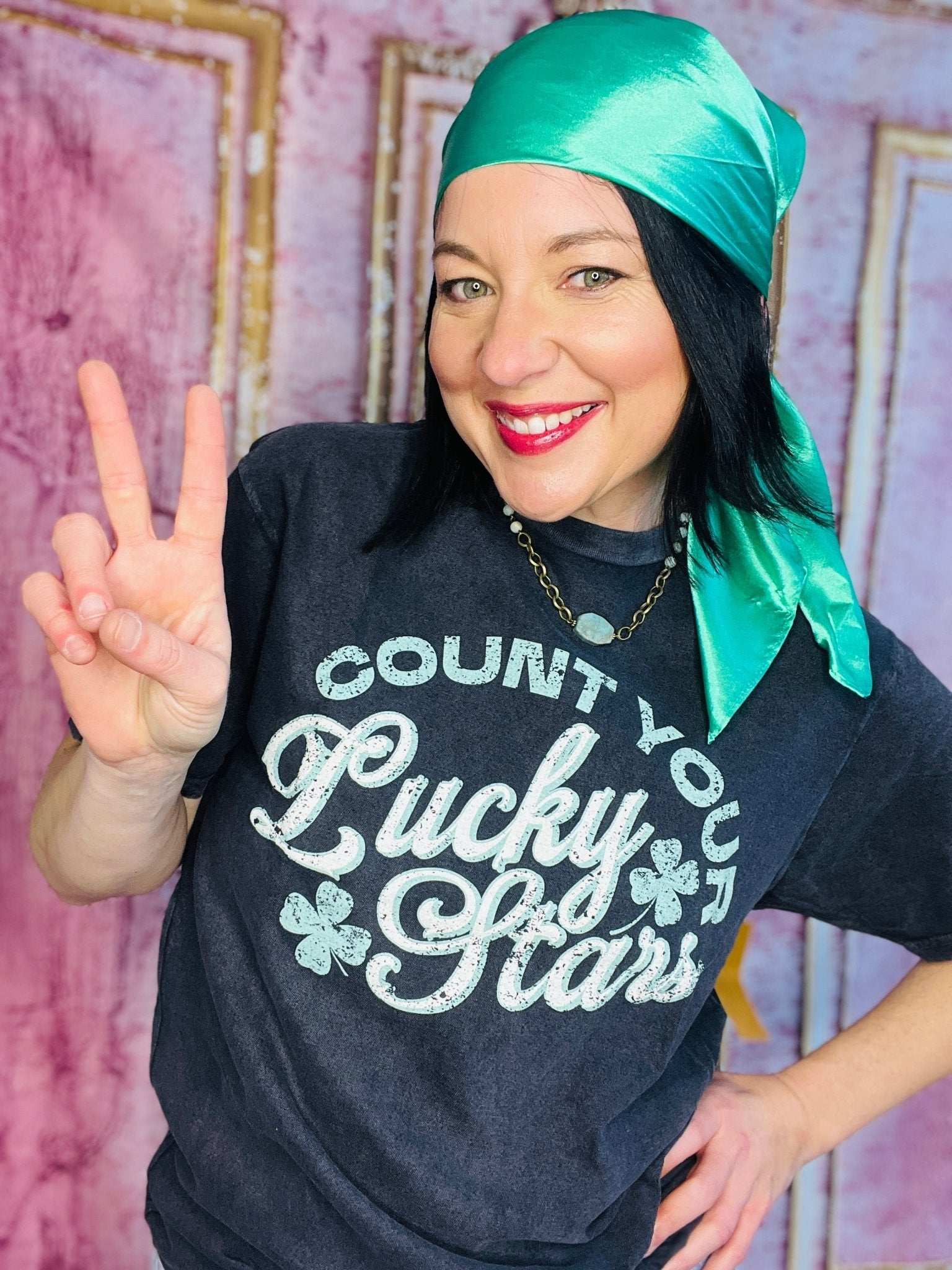 Count Your Lucky Stars Irish Tee - Roaming Gypsy Boutique