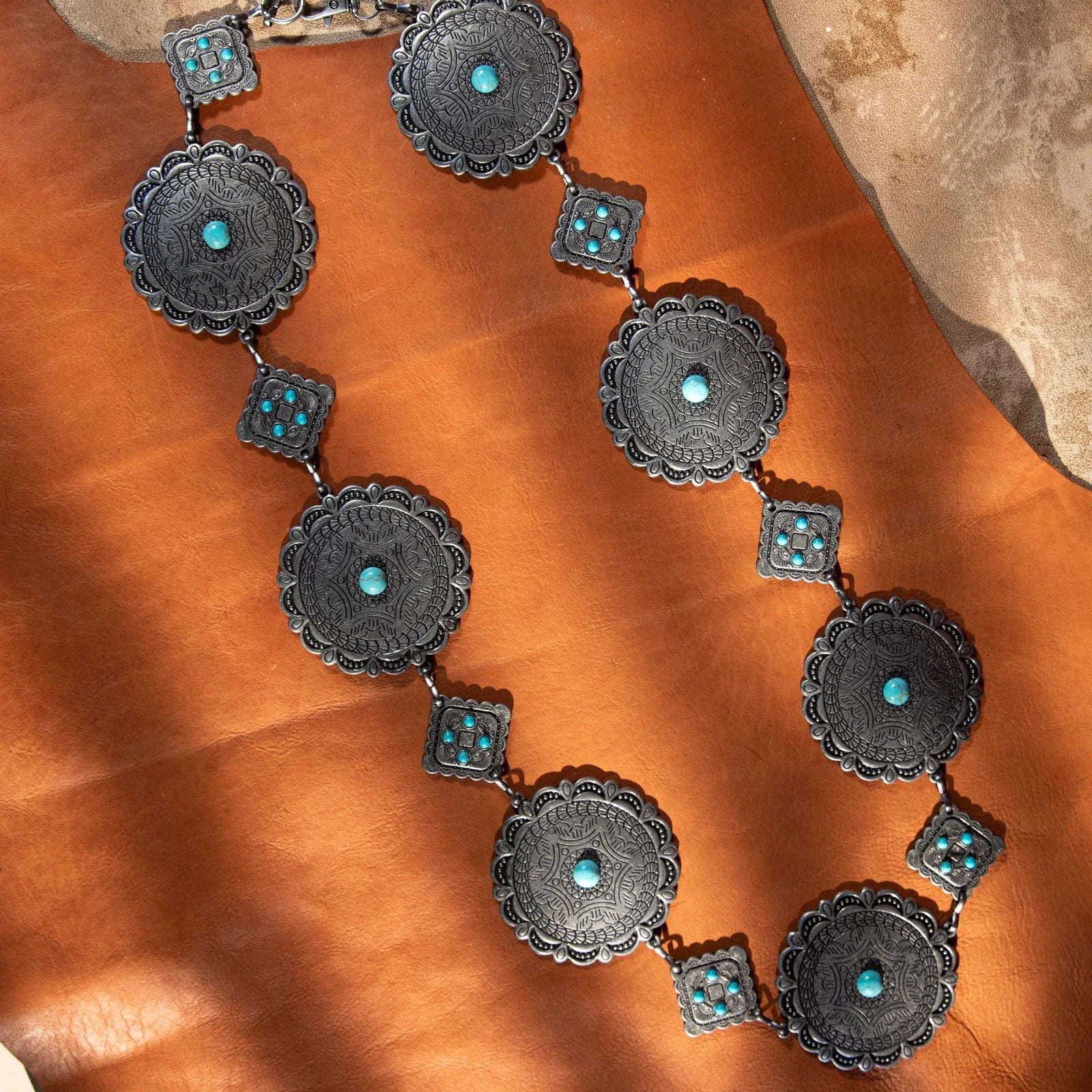 Couture Medallion Concho Belt - Roaming Gypsy Boutique