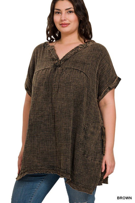 Curvy Bozeman Mineral Dress - Roaming Gypsy Boutique