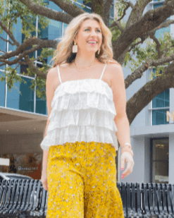 Curvy Eyelet Top - Roaming Gypsy Boutique