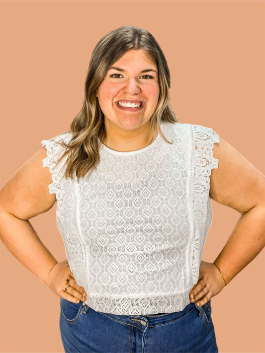 Curvy Goddess Lace Top - Roaming Gypsy Boutique
