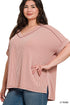 Curvy Mayfair Ribbed Top - Roaming Gypsy Boutique