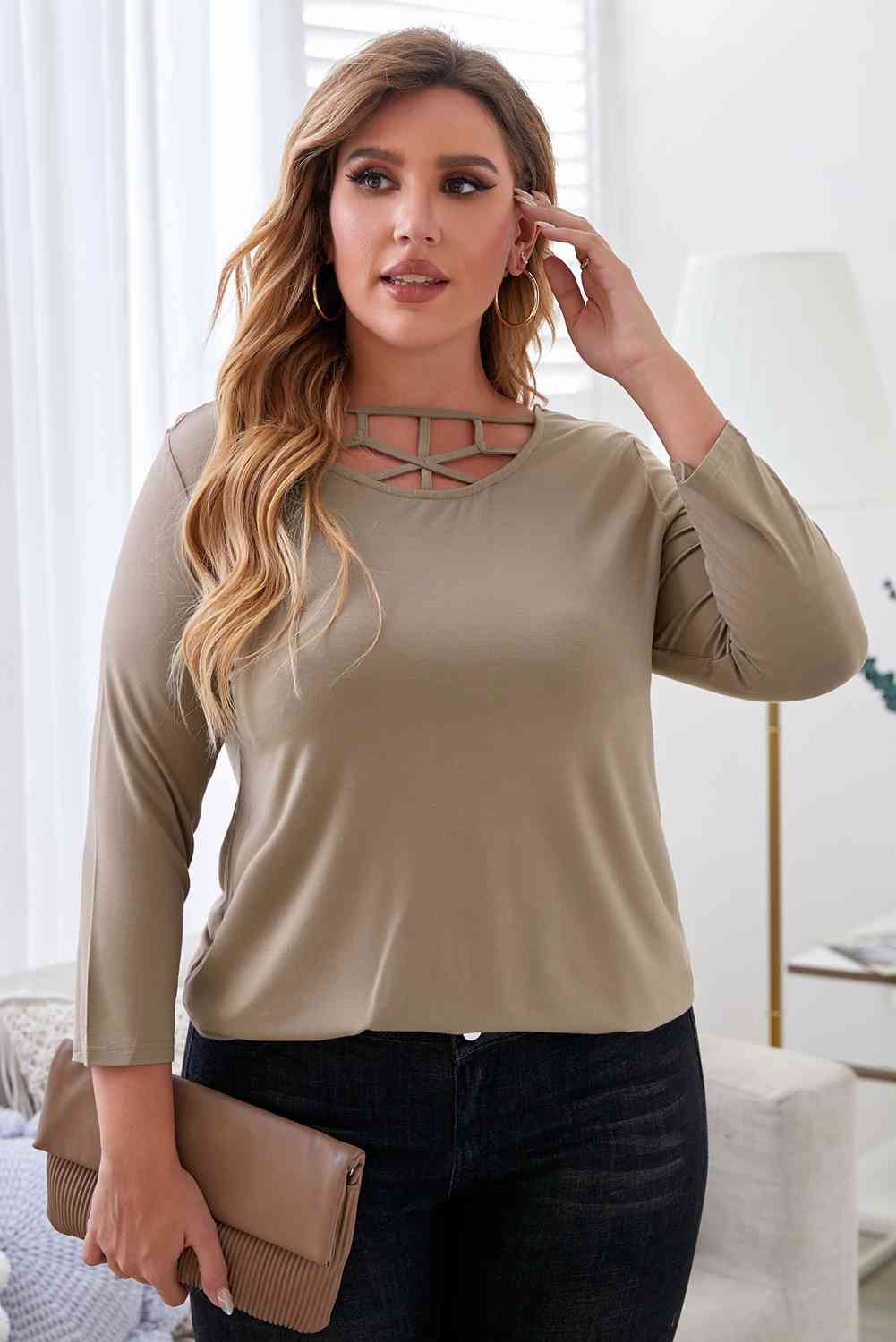 Curvy Twisted Gypsy Top - Roaming Gypsy Boutique