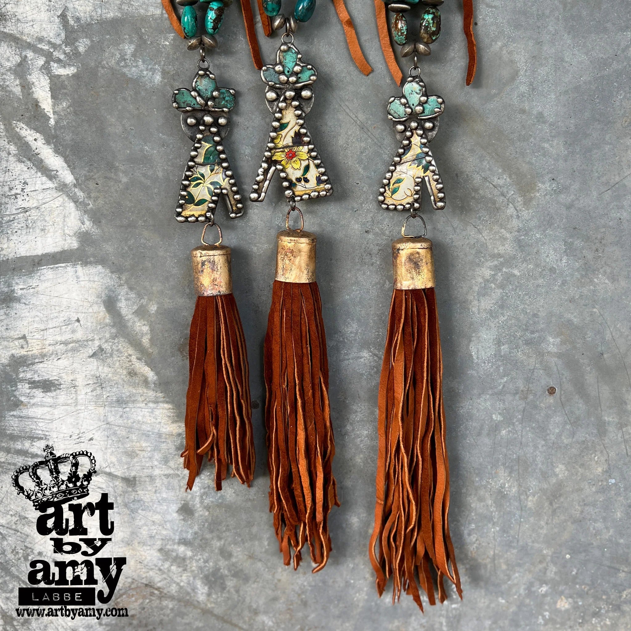 Custom Art by Amy Tee - Pee Necklace - Roaming Gypsy Boutique
