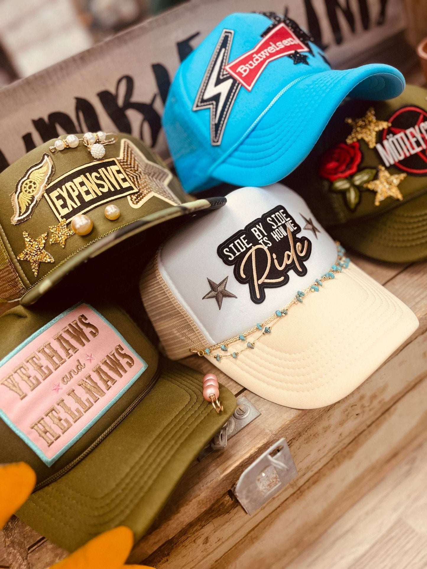 Custom Gypsy Trucker Hats - Roaming Gypsy Boutique