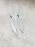 Bozeman Fringe Earrings w/ Turquoise Beads