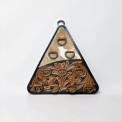 Triangle Leather Wild Rag Holders