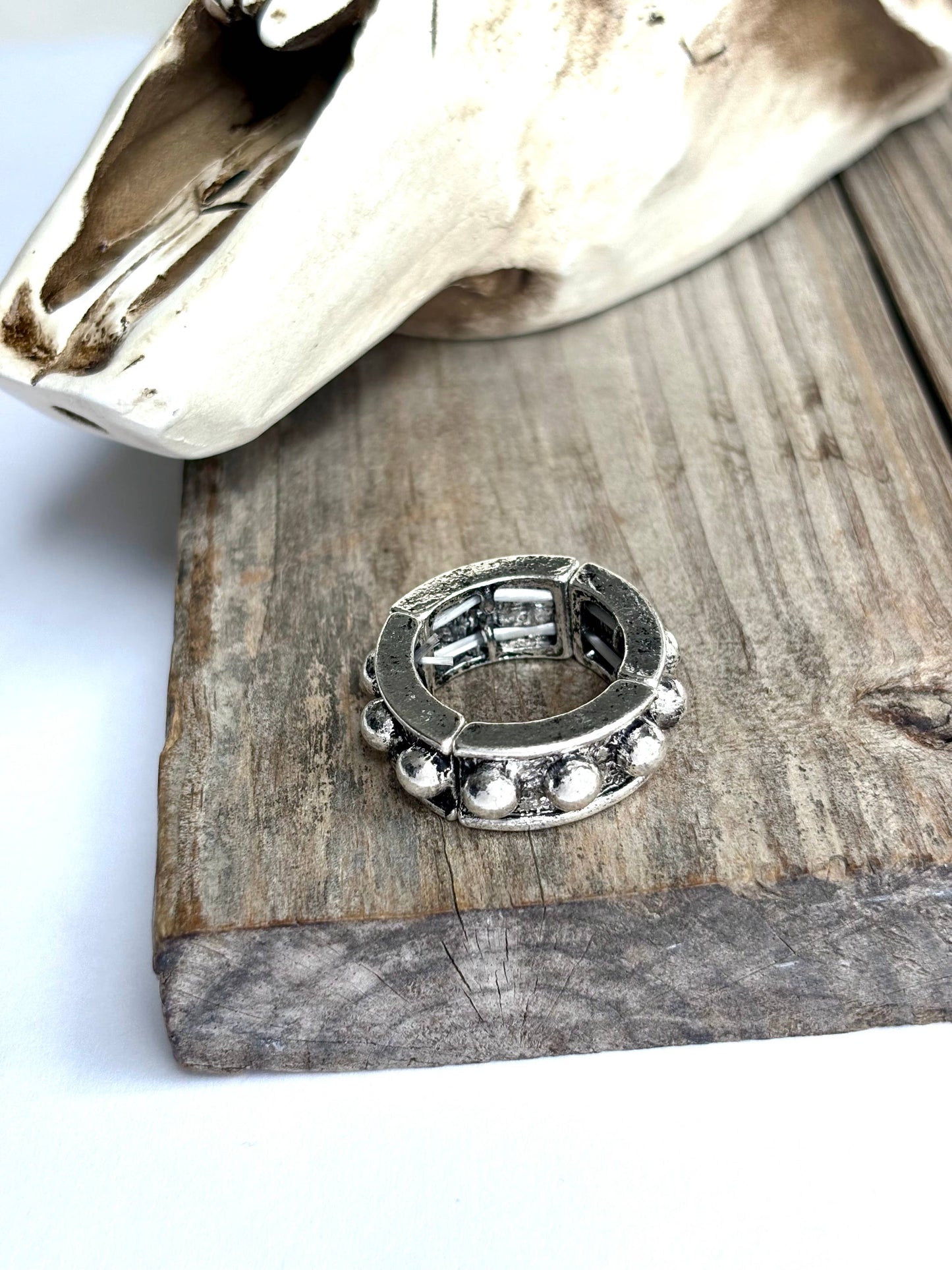 Boho Bling Stud Stretch Ring