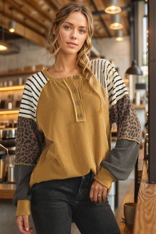 Urban Fall Mustard Top