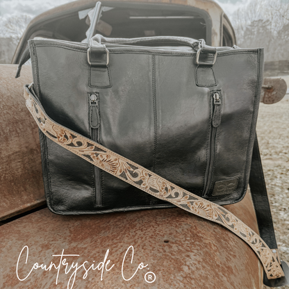 Panhandle Leather Cowhide Tote