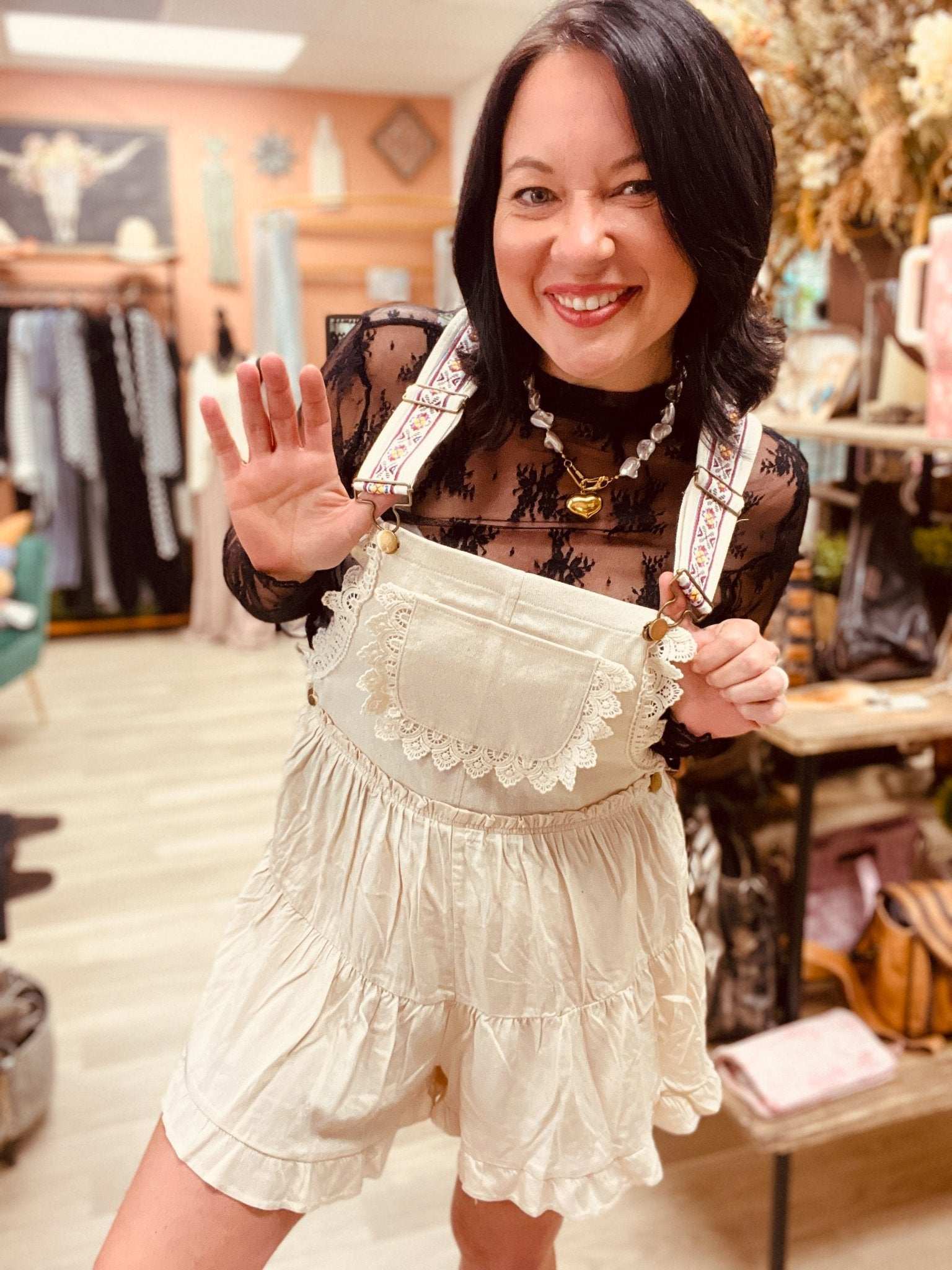 Daisy Do Little Romper Overalls - Roaming Gypsy Boutique