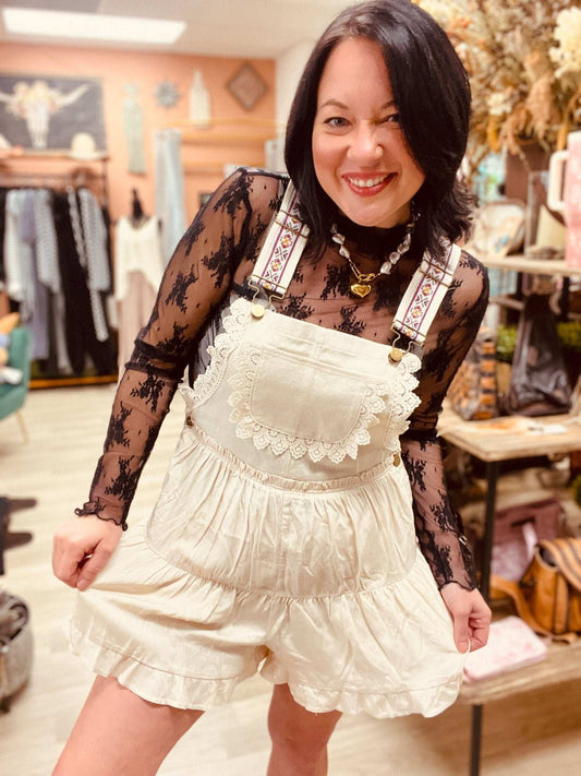 Daisy Do Little Romper Overalls - Roaming Gypsy Boutique