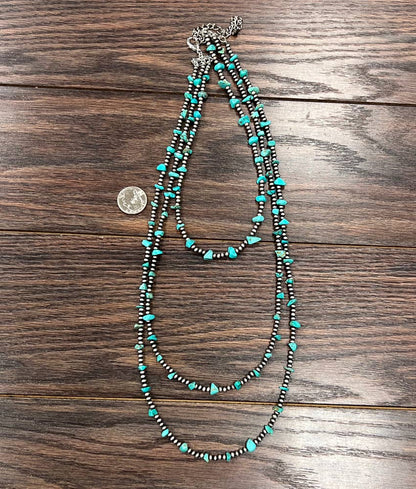 30" Harper Turquoise Necklace