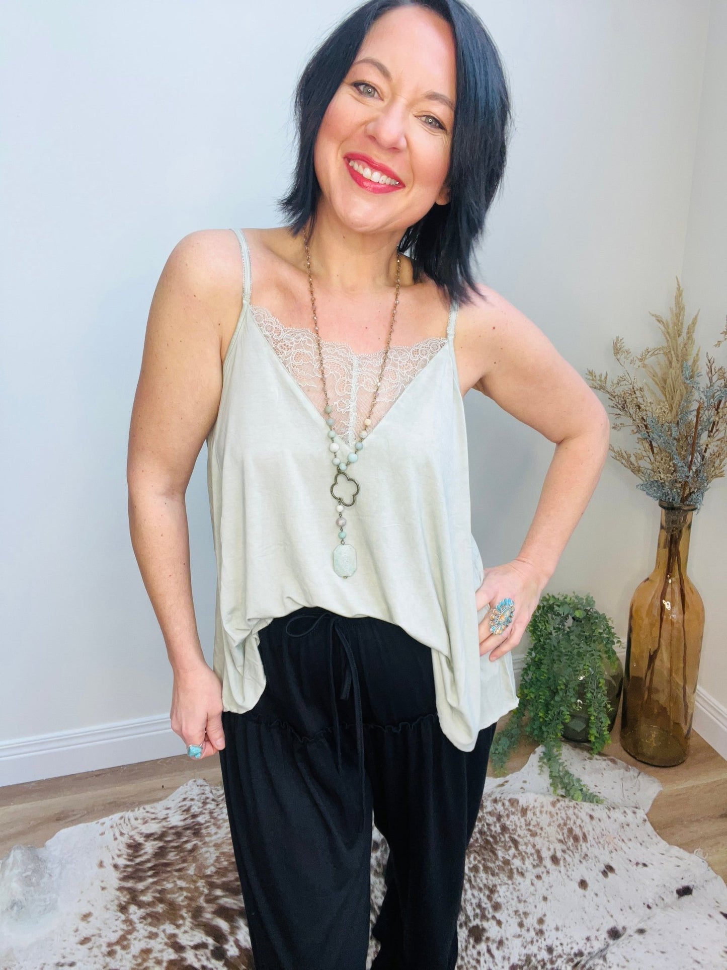 Demi Goddess Cami Top - Roaming Gypsy Boutique