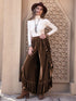 Doc Holiday Velvet Ruffle Pant - Roaming Gypsy Boutique