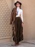 Doc Holiday Velvet Ruffle Pant - Roaming Gypsy Boutique