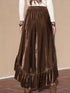 Doc Holiday Velvet Ruffle Pant - Roaming Gypsy Boutique