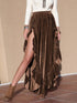 Doc Holiday Velvet Ruffle Pant - Roaming Gypsy Boutique