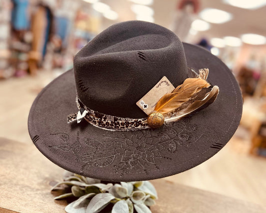 Dusk Till Dawn Widebrim - Roaming Gypsy Boutique