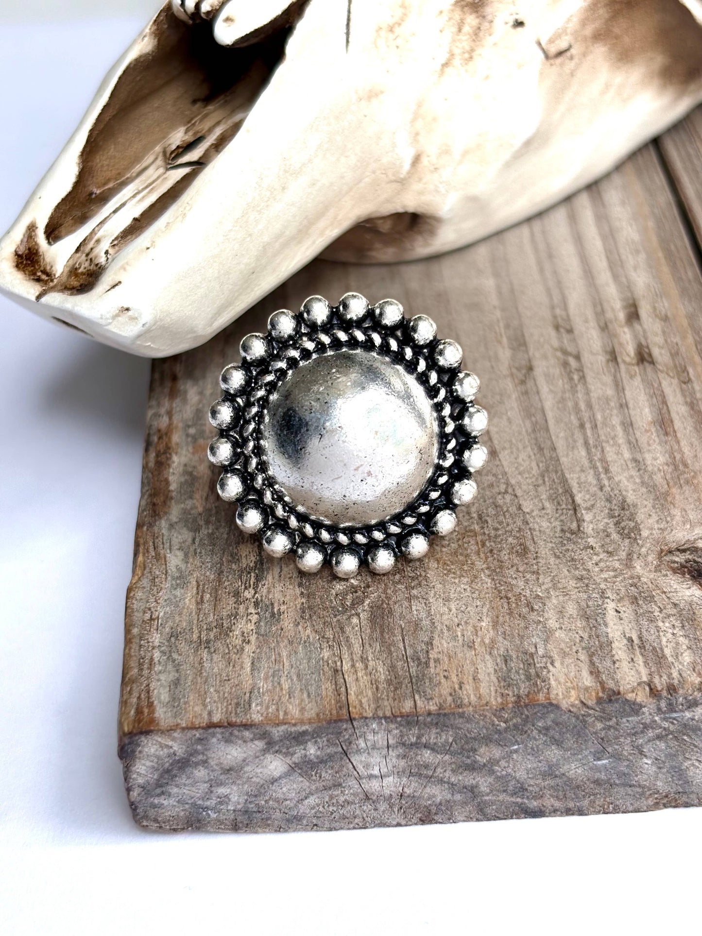 Boho Bling Stud Stretch Ring