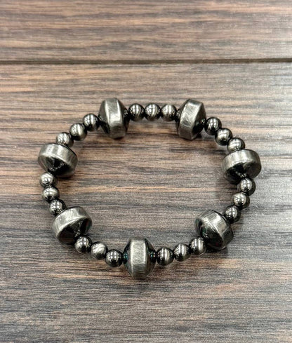 Mega Rondelle Stretch Bracelet