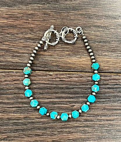 Turquoise Western Toggle Bracelets