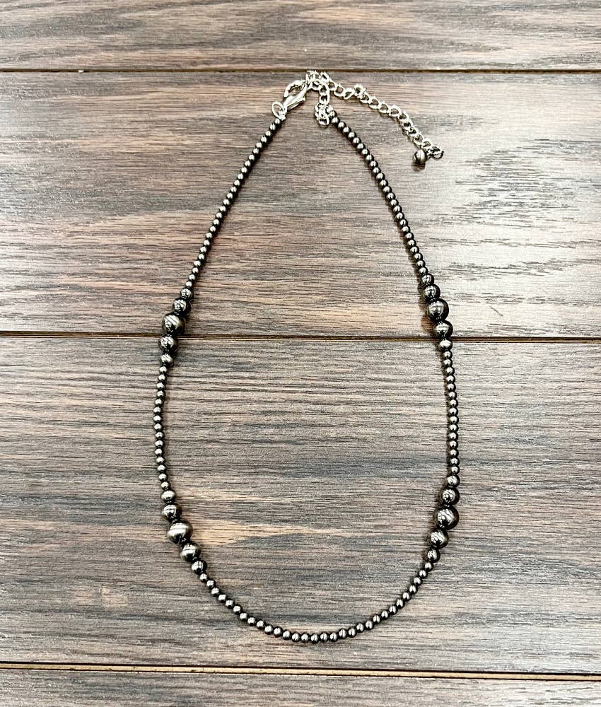 4 Set Western Pearl Bead Necklace