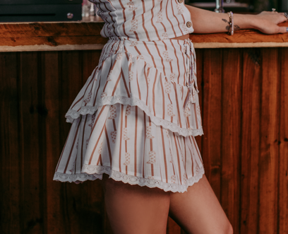Ruffled Boot Skort