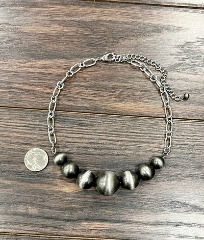 15" Alpha Chunky Choker Necklace