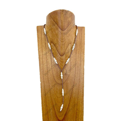 Westy Gal Faux Lariat Necklace