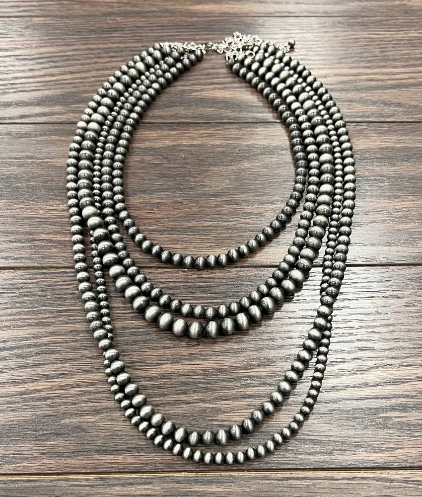 5 Strand Navajo Bead Necklace