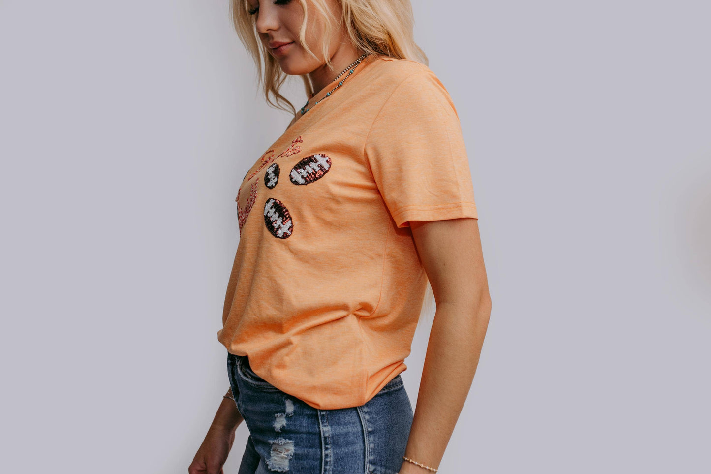 Born to be Sparkle Football Tee