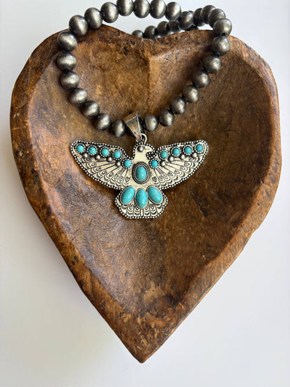 Thunderbird Pendant Necklace
