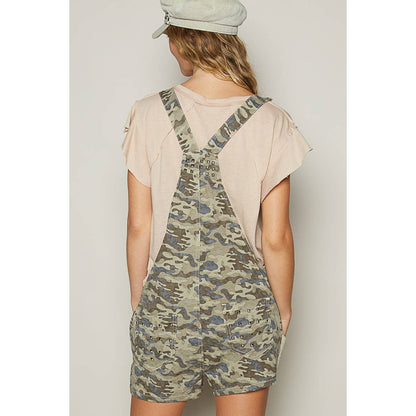 Epic Shabby Camo Romper - Roaming Gypsy Boutique