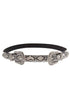 ETCHED DOUBLE SIDED BUCKLE FAUX LEATHER BELT 23 - Roaming Gypsy Boutique