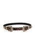 ETCHED DOUBLE SIDED BUCKLE FAUX LEATHER BELT 23 - Roaming Gypsy Boutique