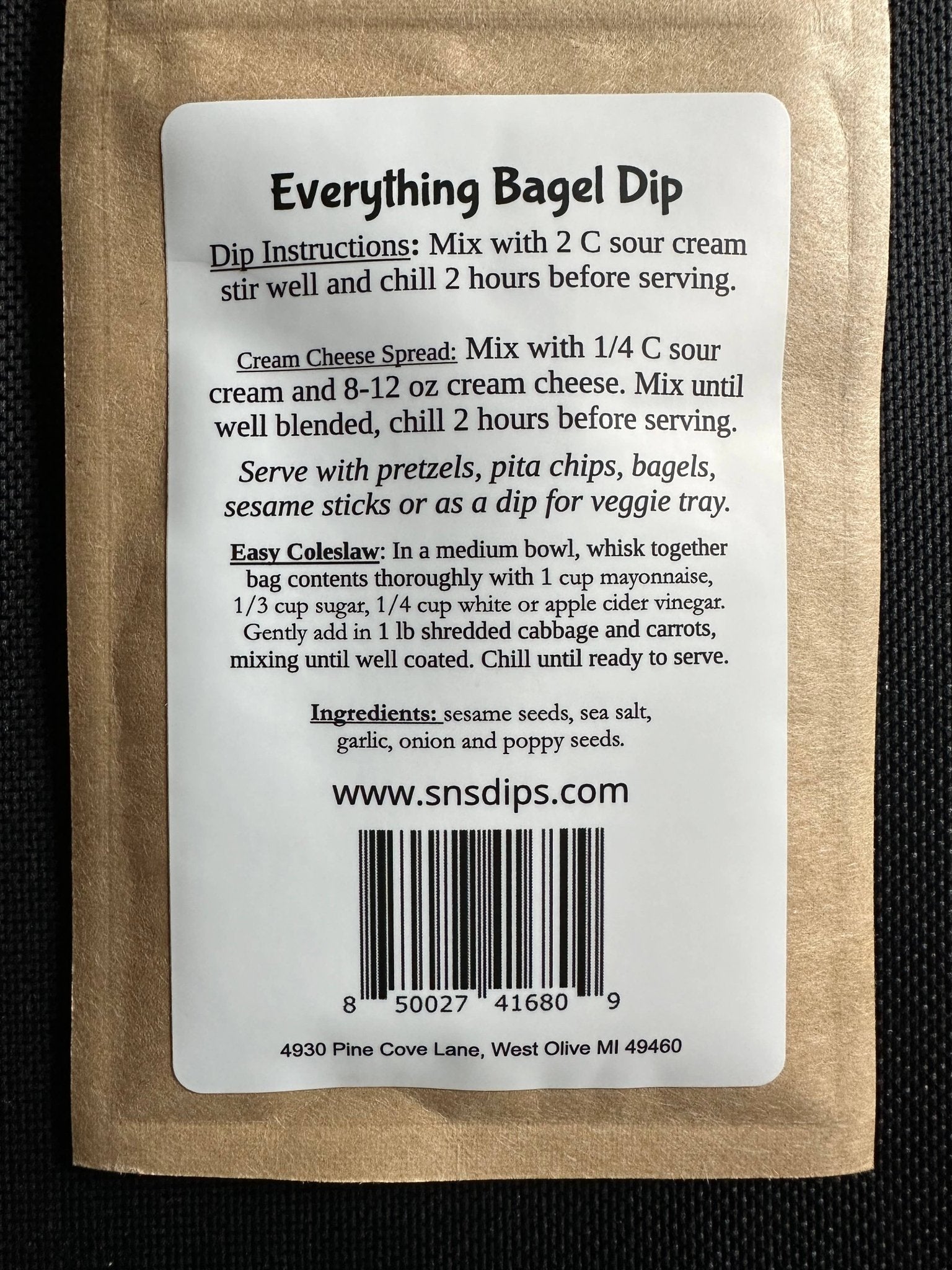 Everything Bagel Dip Mix - Roaming Gypsy Boutique