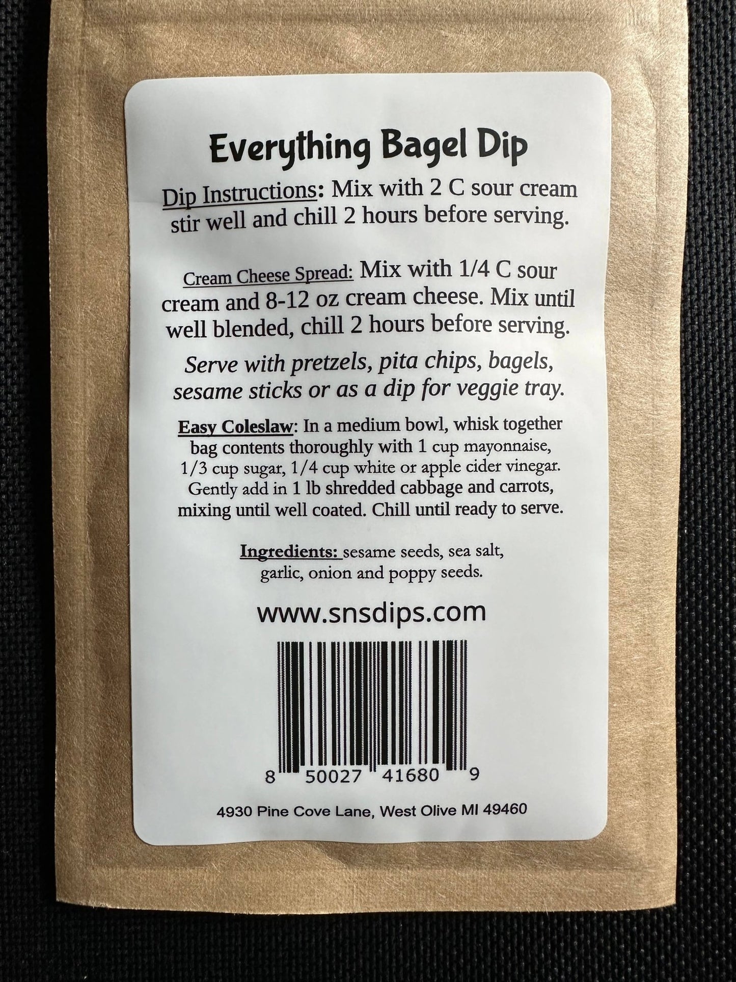 Everything Bagel Dip Mix - Roaming Gypsy Boutique