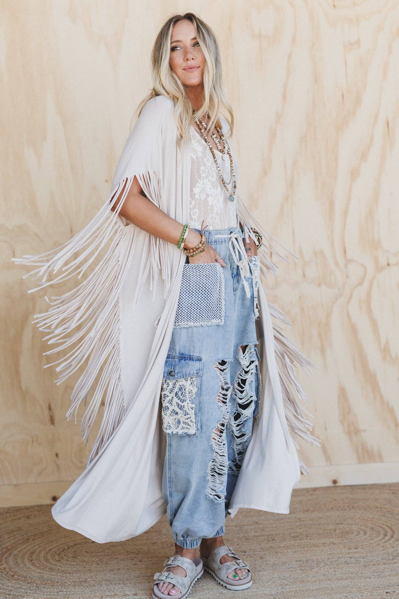 Western Oat Fringe Duster