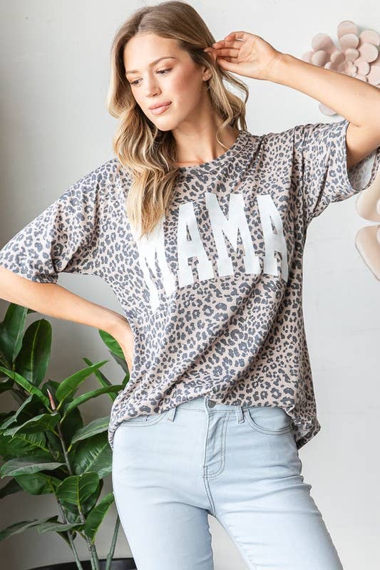 Wild MAMA Leopard Top